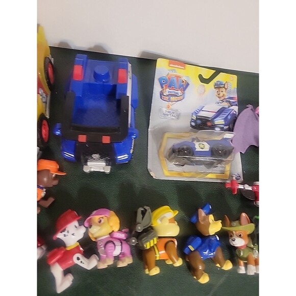 Paw Patrol Mixed Lot Figures Cars Poseable Characters dinosaur etc... - Picture 11 of 16